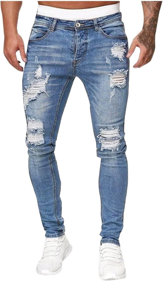 JEANS TROUÉ